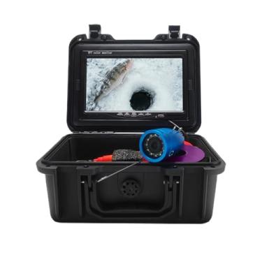 Imagem de Asixxsix Cámara submarina de pesca, 1024X600 HD Portable Fish Finder com 7 Inch IPS Color Screen, 1000TVL Camera, 10000mAH Battery, Ice Fishing Camera for Ice Lake Kayak Fishing (CR110-7S-DL)