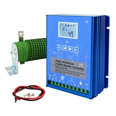 Imagem de AISINILALAO Controlador de Carga Híbrido Solar e Eólico MPPT 5000W-8000W, Regulador de Alta Eficiência Automático 220V para Uso Doméstico com Geradores Eólicos,220v