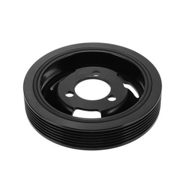 Imagem de Hihaha No.11237638551 Polia de cambota de balanceador harmônico do motor para Mini Cooper Paceman 2013-2016 Polia de balanceador harmônico polia de manivela 6 sulcos durável