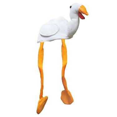 Imagem de Petitebella Fantasia infantil unissex de chapéu de galinha branco