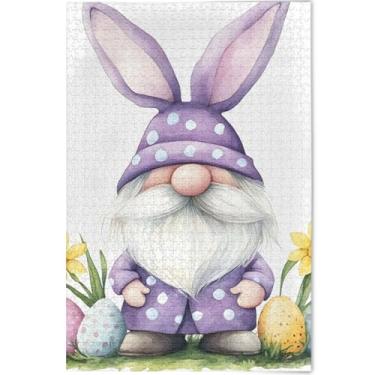 Imagem de Quebra-cabeças engraçados fofos personalizados adultos 1000 peças presentes para jogo de elefante branco, quebra-cabeças difíceis, brinquedo artístico, 75 x 50 cm