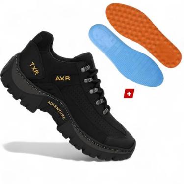 Imagem de Kit Tenis Bota TXR Masculino Adventure Trilha Com Solado Costurado Ant