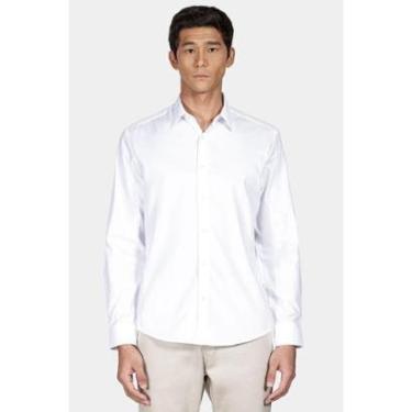 Imagem de Camisa Aramis Manga Longa Regular Algodão Egípcio Branco-Masculino