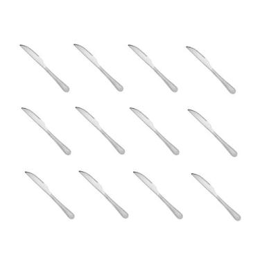 Imagem de Kit 12 Facas Para Churrasco Em Aço Inox Restaurante Hotel - GP INOX