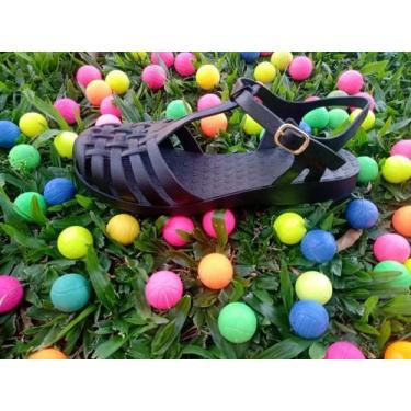 Imagem de Sandália Feminina Gladiadora Conforto - TF, Preto, 35