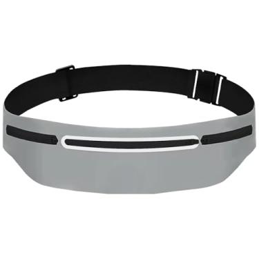Imagem de Pochetes para mulheres, pochete à prova d'água para homens, cinto de corrida ajustável, bolsa de cinto de bolso expansível fina, bolsa de cinto, suporte de corrida para celular bolsa de cintura