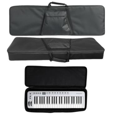 Imagem de Capa Bag Luxo Acolchoada Para Teclado Roland XPS-10 Case Protetor Estofado Almofadada Macia Revestida com Enchimento, Espumada, Impermeável com Bolso Acessórios e Alça Confortável