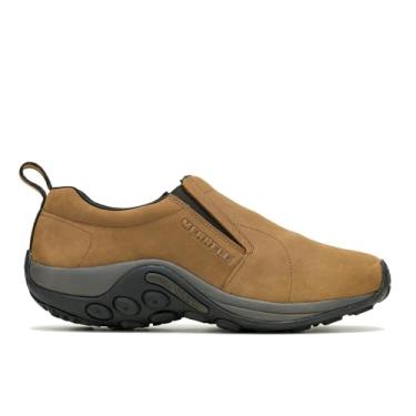 Imagem de Merrell Sapato masculino de couro sem cadarço, Marrom novo, 9 Wide