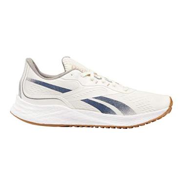 Imagem de Reebok Tênis de corrida masculino Floatride Energy Grow, Clássico branco/azul corajoso/cinza pedregulho, 9