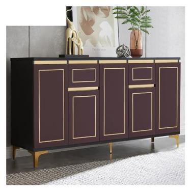 Imagem de Armário buffet moderno minimalista armário de armazenamento de cozinha armário de vinho armário de chá restaurante aparador armário de armazenamento aparador (170 * 40 * 85 cm)