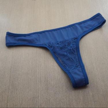 Imagem de Calcinha Estela Cor:Azul AtalaiaTamanho:M - Kit Mania Lingerie, Azul a