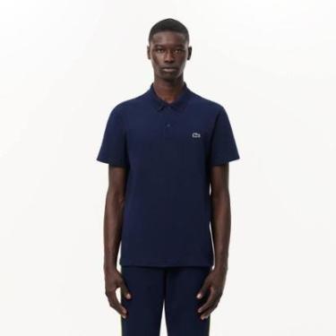 Imagem de Camisa polo Lacoste de algodão misto de caimento regular-Masculino