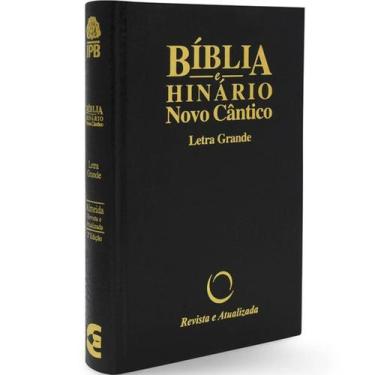 Imagem de Bíblia Sagrada e Hinário Novo Cântico  RA  Letra Grande  Capa Dura Pre