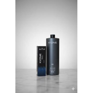 Imagem de KIT COLORAÇÃO GLOSS E OX para coloração de fios brancos 10 vol SEMELHA