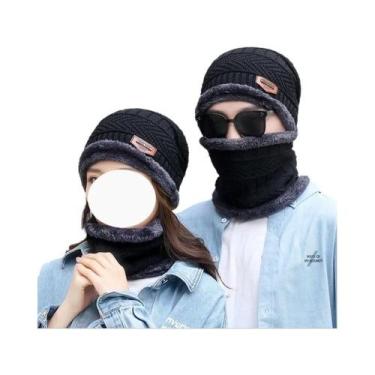 Imagem de Chapéu de Lã e Algodão para Inverno - Quente e Engrossado - Unissex, P