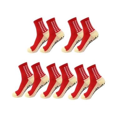 Imagem de Meias Masculinas Antiderrapantes Para Futebol, Basquete, Yoga, Meias E