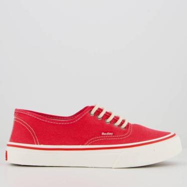Imagem de Tênis Redley Originals Wash Jeans Vermelho-Unissex