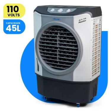 Imagem de Climatizador Evaporativo De Ar Frio Portátil 45l Potente 110V - Master