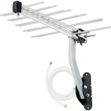 Imagem de Kit antena externa log aquario lu-20 + cabo e conector