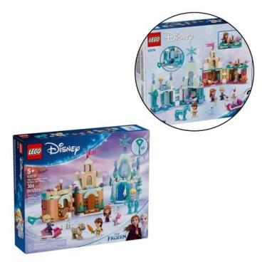 Imagem de Lego disney frozen mini castelo de arendelle e palacio de gelo da elsa