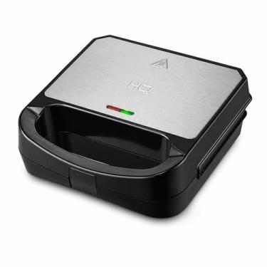 Imagem de Sanduicheira e Grill HQ 750W Antiaderente Inox HQ-SG001 220V, 220V