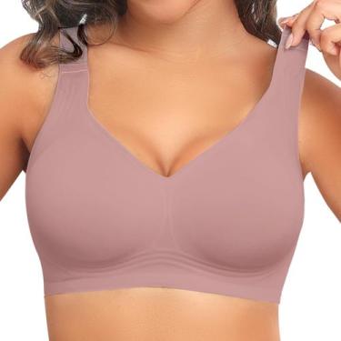 Imagem de Sutiã sem fio de cobertura total Pose Free Supportive Plus Size - Pose