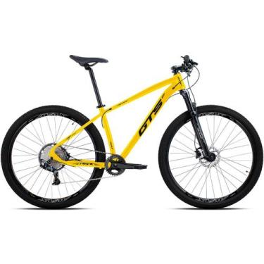 Imagem de Bicicleta Aro 29 GTS FEEL AVAX 12v Freio a Disco Hidráulico, Amarelo, 
