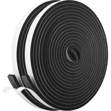 Imagem de Fita de espuma Kikerike 1,3 cm x 0,6 cm x 12,8 m, tira de vedação