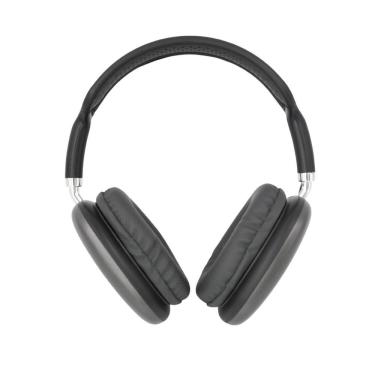 Imagem de Headphone Bluetooth P9 com Microfone Cartão SD e Rádio FM sem Fio Cinza