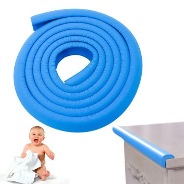 Imagem de Protetor de Quina Cantoneira de Segurança para Bebê em EVA Rolo 2M com Fita Dupla Face Verde