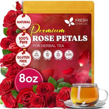 Imagem de Chá FRESHDRINKUS Premium de Pétalas de Rosa Naturais 227g
