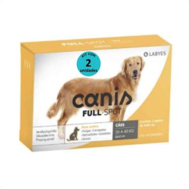 Imagem de Antipulgas e vermifugo canis fullspot cães de 26 a 40kg 4,00ml - Labye