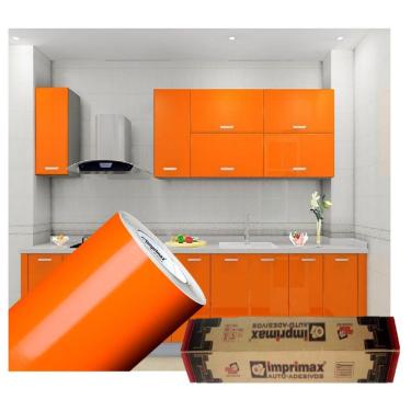 Imagem de Adesivo para envelopamento de móveis Laranja 2m x 50cm