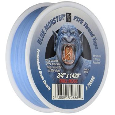 Imagem de Millrose Available Mill-Rose 70886 Monster PTFE Pipe Thread Sealant Tape, 3/4 polegadas x 3,4 polegadas, azul
