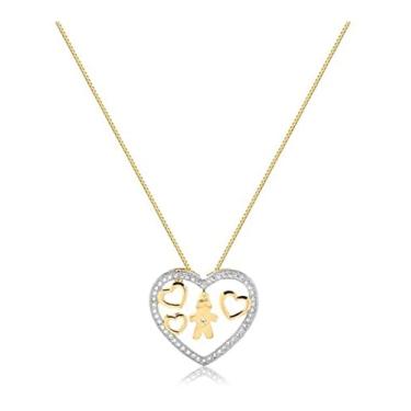 Imagem de Colar Coleção Filhos(as) Coração Com Menino