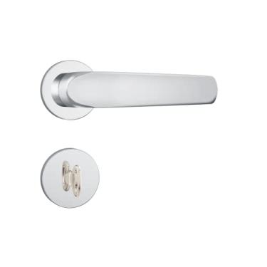 Imagem de Fechadura Porta Banheiro 1620/09 55mm Roseta Redonda Classic Acabamento Inox Stam