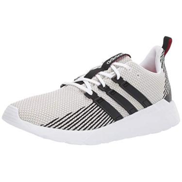 Imagem de adidas Questar Flow Tênis de corrida masculino, White/Black/Raw White, 14