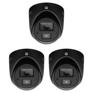 Imagem de Kit 3 Câmeras Multi HD 2 Megapixels 2.8mm 20m VHD 3220 MINI D Intelbras