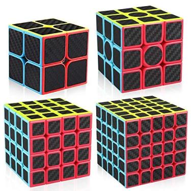 Kit Cubo Mágico Profissional MoYu 2x2 / 3x3 / 4x4 / 5x5 - Cubo ao