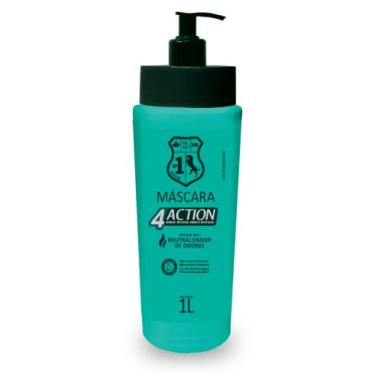 Imagem de Máscara Hidratação de Pêlos Para Cães, Sanol Dog 4Action, 1 Litro, Verde