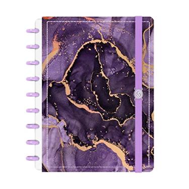 Imagem de Caderno De Disco ISCOOL Inteligente M Mármore Roxo