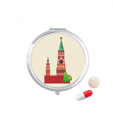 Imagem de Porta-comprimido com símbolo nacional da Rússia Illustration, caixa de armazenamento de medicamentos
