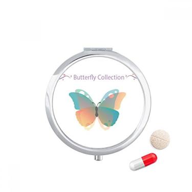 Imagem de Porta-comprimidos Baby Pink & Blue Butterfly Collection Caixa de armazenamento de remédios