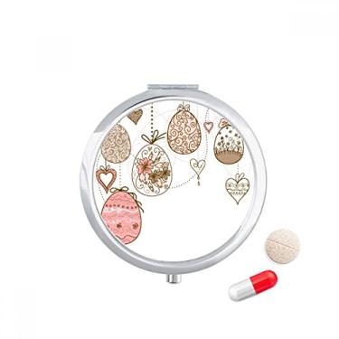 Imagem de Porta-comprimidos de ovos coloridos para pendurar na Páscoa Religion