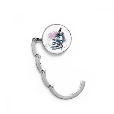 Imagem de Gancho de mesa de microscópio Chemistry Kowledge com fecho decorativo dobrável