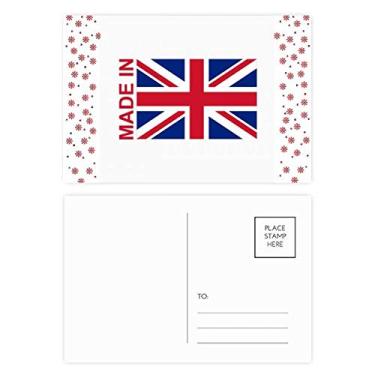 Imagem de Cartão postal Made in United Kingdom Love Christmas Flower Celebration Cartão postal Blessing Mailing Card