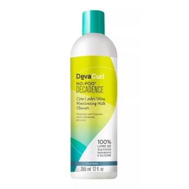 Imagem de Shampoo Deva Curl Decadence Shampoo Sem Espuma No-Poo 355ml Para Cabel