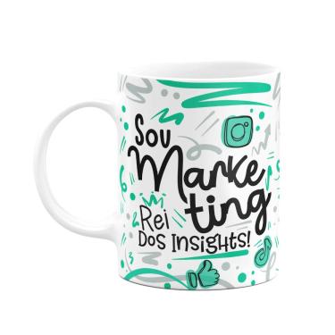 Imagem de Caneca Profissões - Sou Marketing rei dos insights