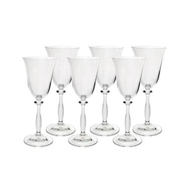 Imagem de Conjunto de Taças para Vinho Branco Bohemia Angela em Cristal Ecológico 185ml - 6 Peças