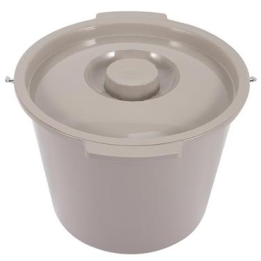 Imagem de Cadeira cômoda cômoda bidê de viagem recipiente portátil de primeiros socorros vaso sanitário portátil quarto penico pote de câmara de emergência urinóis de plástico urinol para idosos pote de urina p